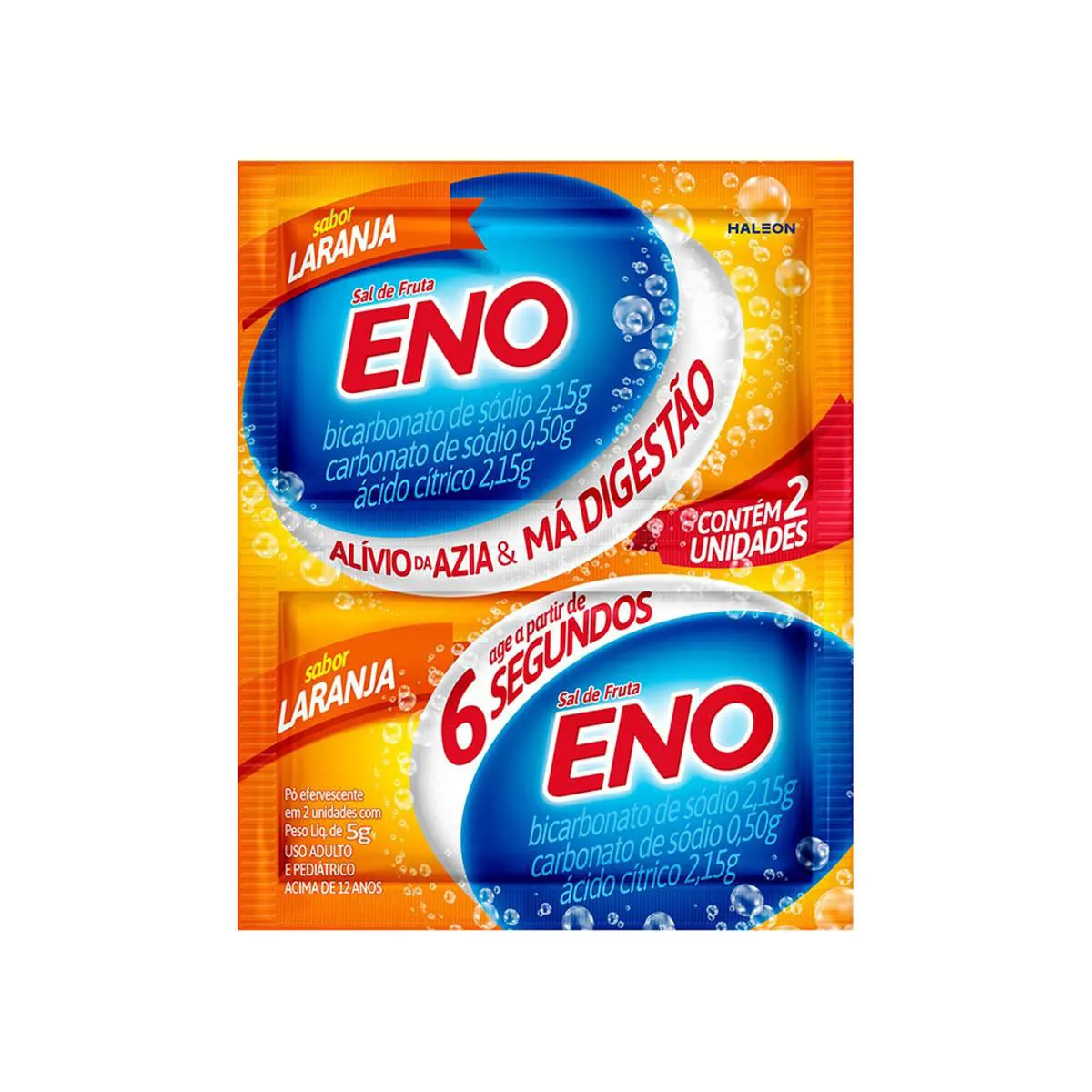 Sal de Fruta Eno com 2 Envelopes